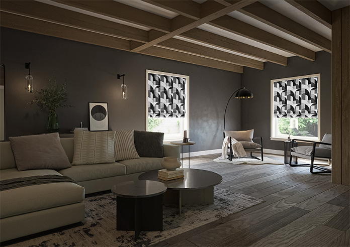 Varadero Velvet, Mono - Twist&Fit Roman Blind - Image 6